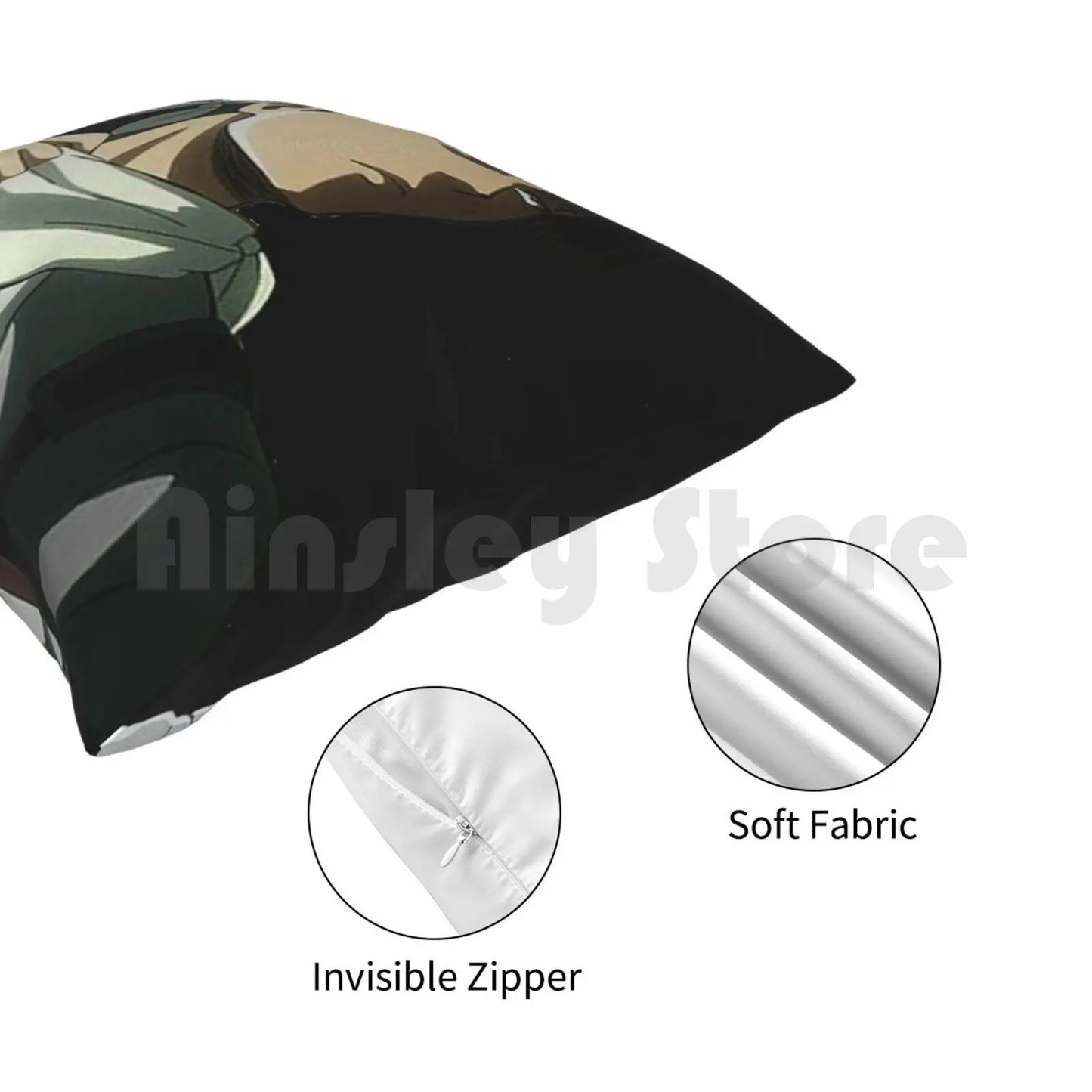 Attack on Titan Graphic Pillow Case - Levi Cleaning