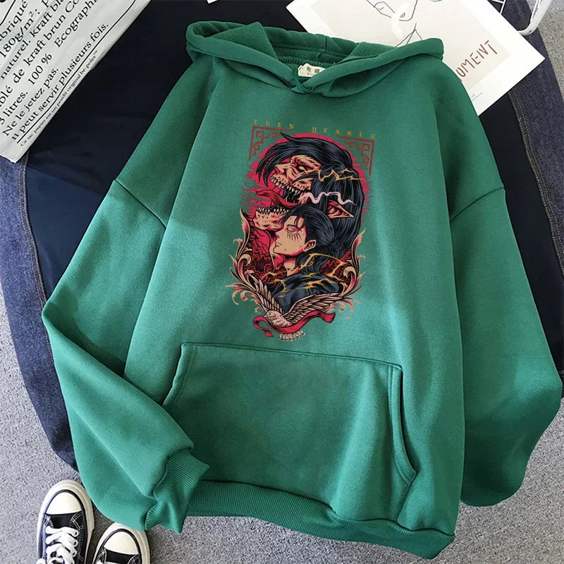 Attack on Titan Graphic Hoodies (16 Variants)