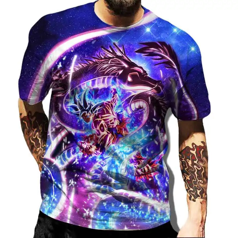 Dragon Ball Graphic Tees - Goku and Vegeta (10 Variants)