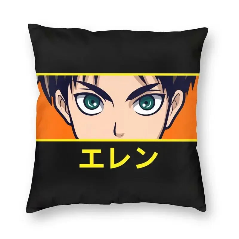 Attack on Titan Graphic Pillow Case - Levi and Eren (9 Variants)