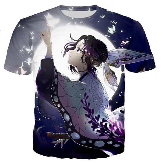 Demon Slayer Graphic Tee - Shinobu Kochou (9 Variants)