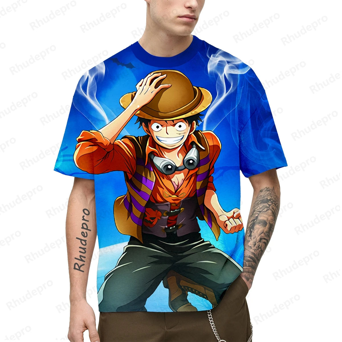 One Piece Graphic Tees – Luffy, Zoro, Sanji, and More! (17 Variants)