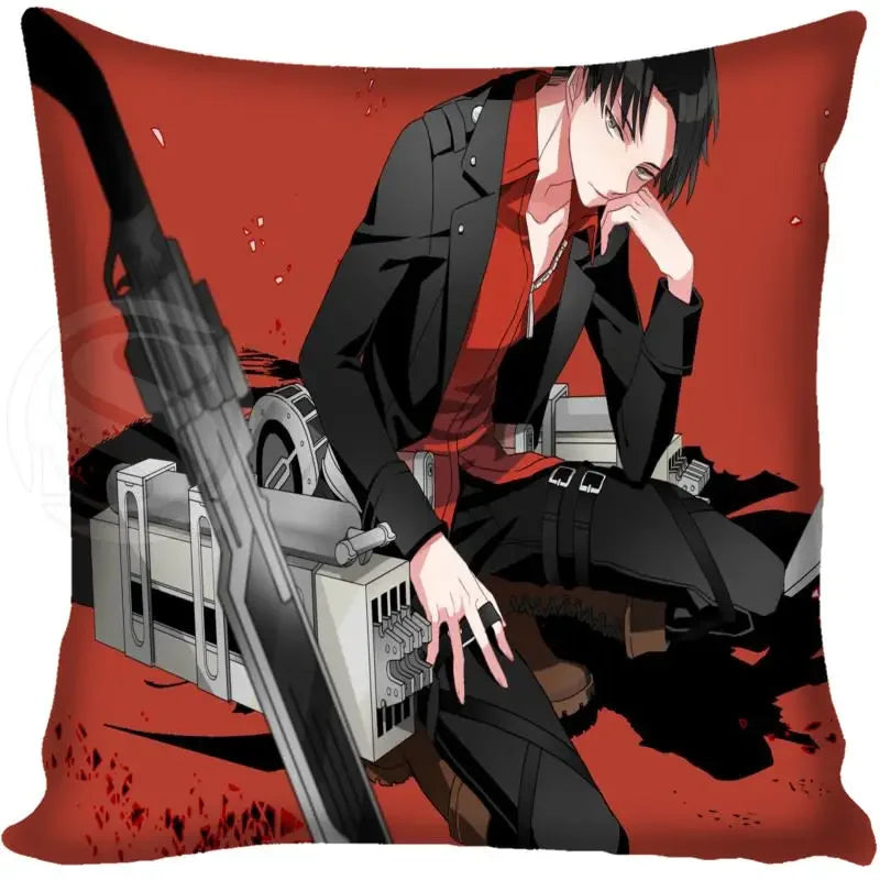 Attack on Titan Graphic Pillow Case - Levi, Eren, Mikasa (21 Variants)