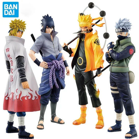 Naruto Figure Bundle or Standalone Figures - Naruto, Minato, Sasuke, Kakashi (20cm)