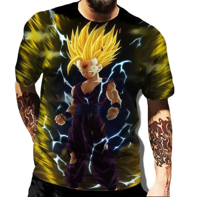 Dragon Ball Graphic Tees - Goku and Vegeta (10 Variants)