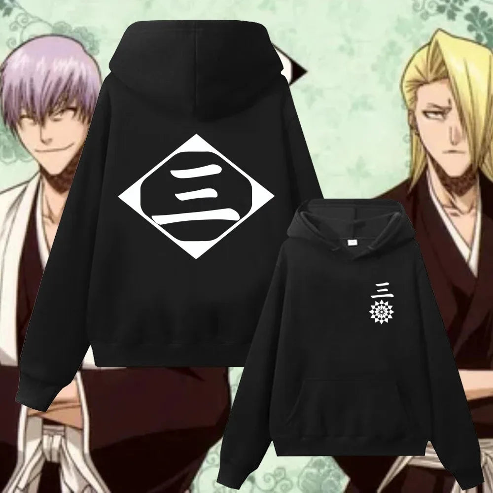 Bleach Gotei 13 Hoodies (Black)