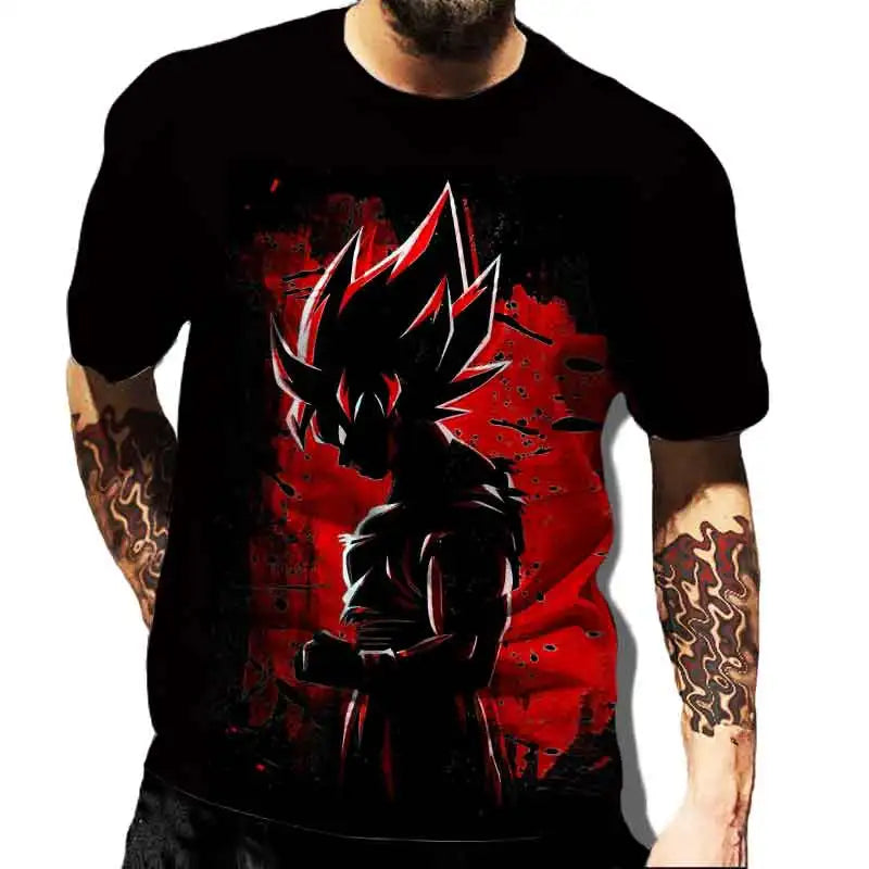 Dragon Ball Graphic Tees - Goku and Vegeta (10 Variants)