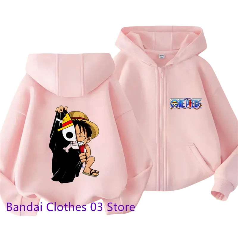 One Piece Graphic Zipper Hoodie - Luffy (9 Variants)