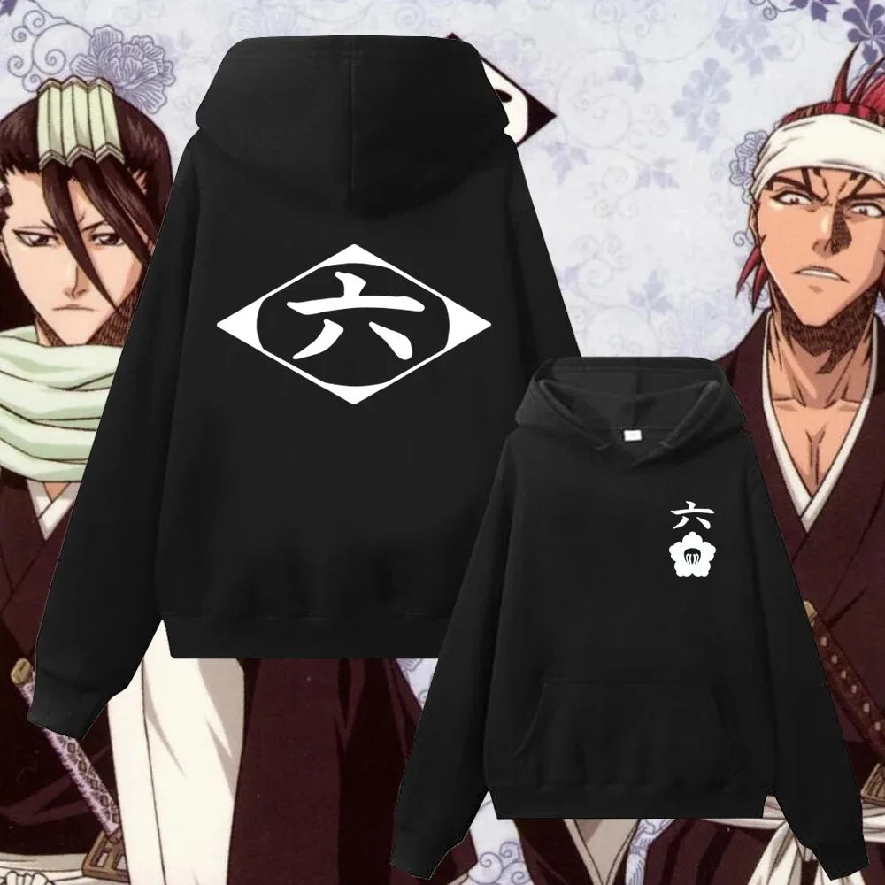 Bleach Gotei 13 Hoodies (Black)