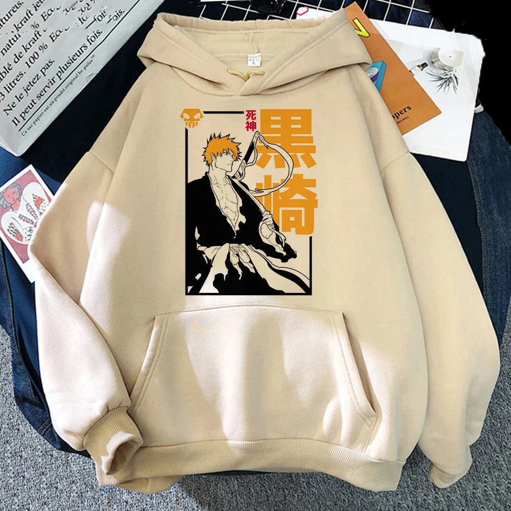 Bleach Graphic Hoodies - Ichigo, Kenpachi, Grimmjow and More! (9 Variants)