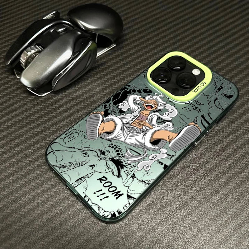 One Piece iPhone Cases -  Zoro and Luffy (16 15 14 13 12 11 Pro Max X XR XSMAX 8 7 Plus)