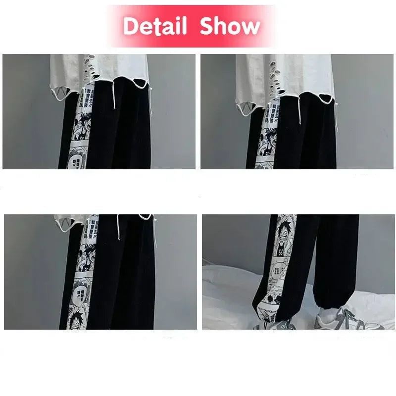 One Piece Graphic Track Pants - Manga