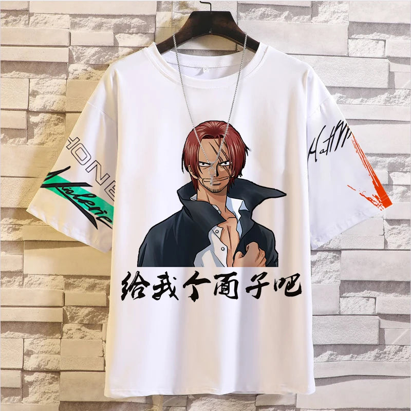 One Piece Graphic Tees - Luffy, Zoro and Shanks (8 Variants)