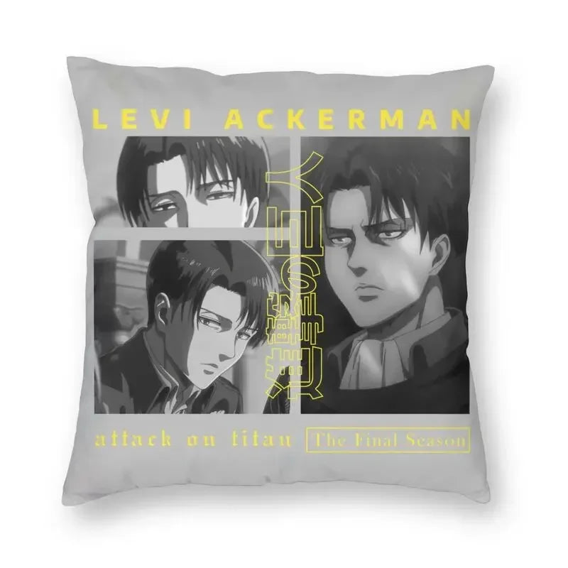 Attack on Titan Graphic Pillow Case - Levi and Eren (9 Variants)