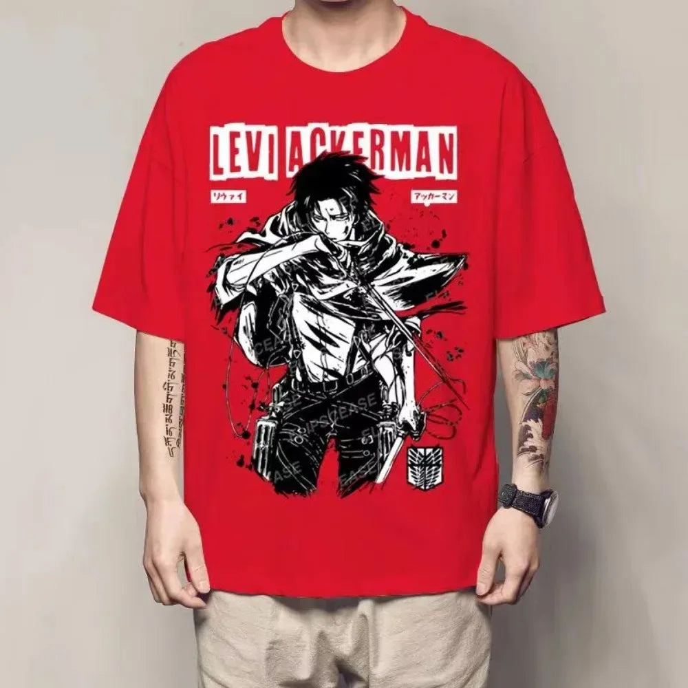 Attack on Titan Graphic Tees - Levi