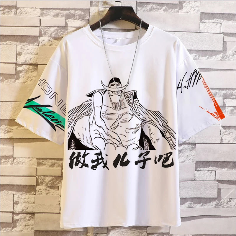 One Piece Graphic Tees - Luffy, Zoro and Shanks (8 Variants)