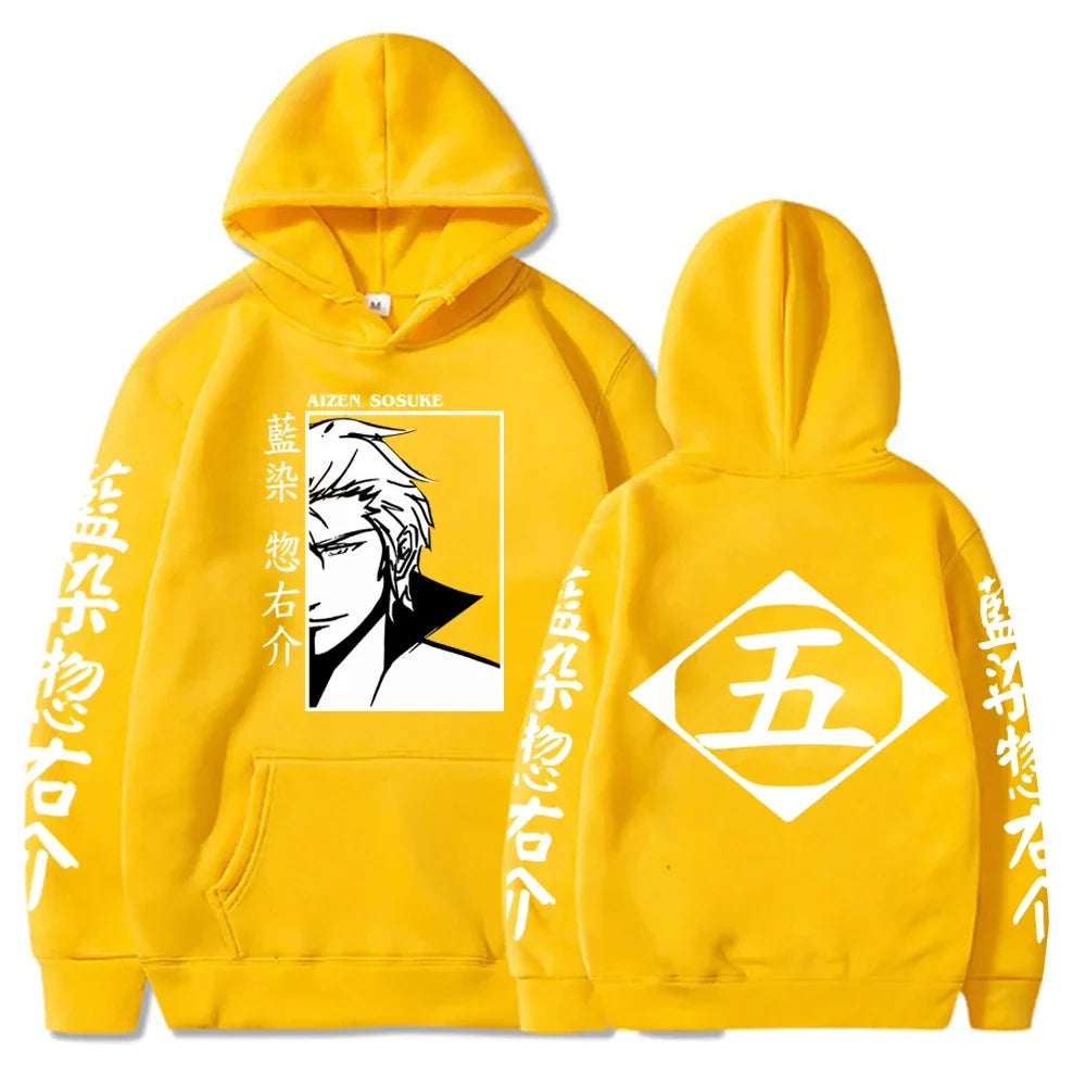 Bleach Graphic Hoodies - Aizen Sosuke (6 Colors)