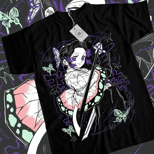 Demon Slayer Graphic Tee - Shinobu Kocho (Cotton)