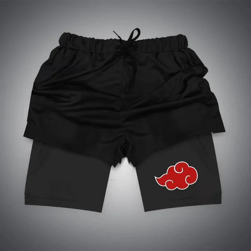 Naruto Quick Dry Breathable Sports Training Compression Shorts (11 Variants)