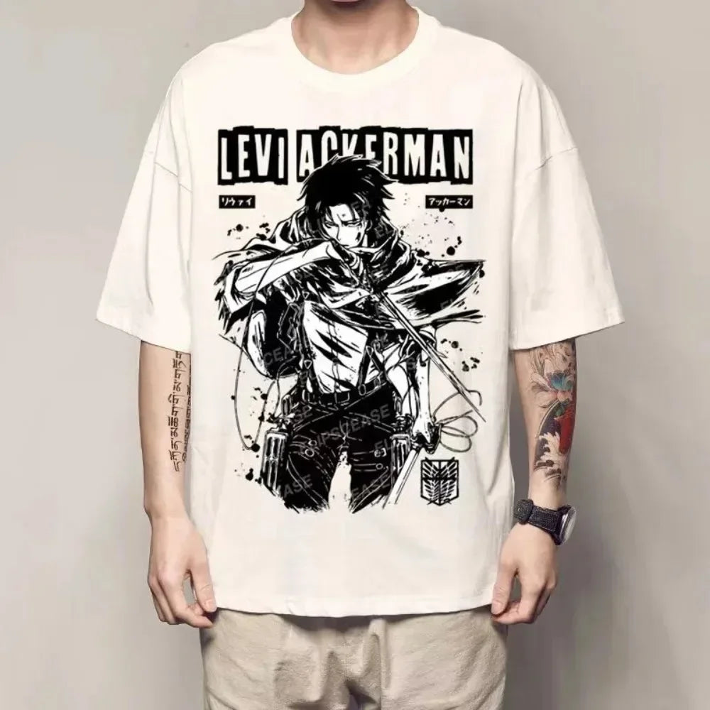 Attack on Titan Graphic Tees - Levi