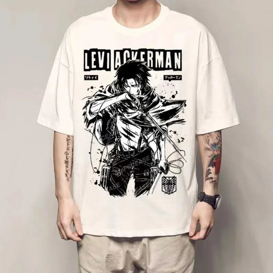 Attack on Titan Graphic Tees - Levi