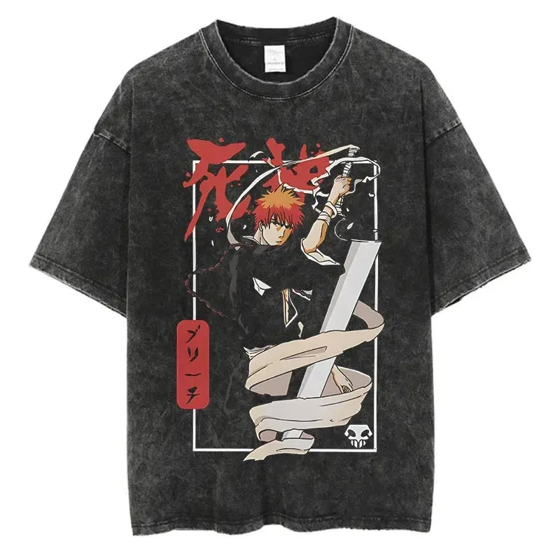 Bleach Graphic Tees - Ichigo, Kenpachi, Grimmjow and More! (18 Variants)