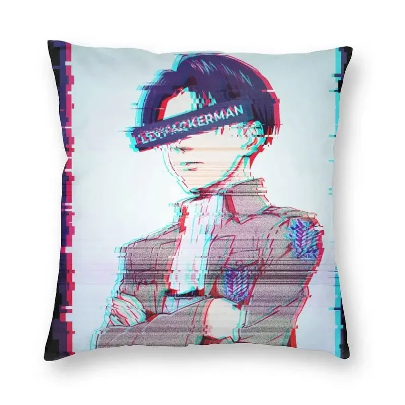 Attack on Titan Graphic Pillow Case - Levi and Eren (9 Variants)