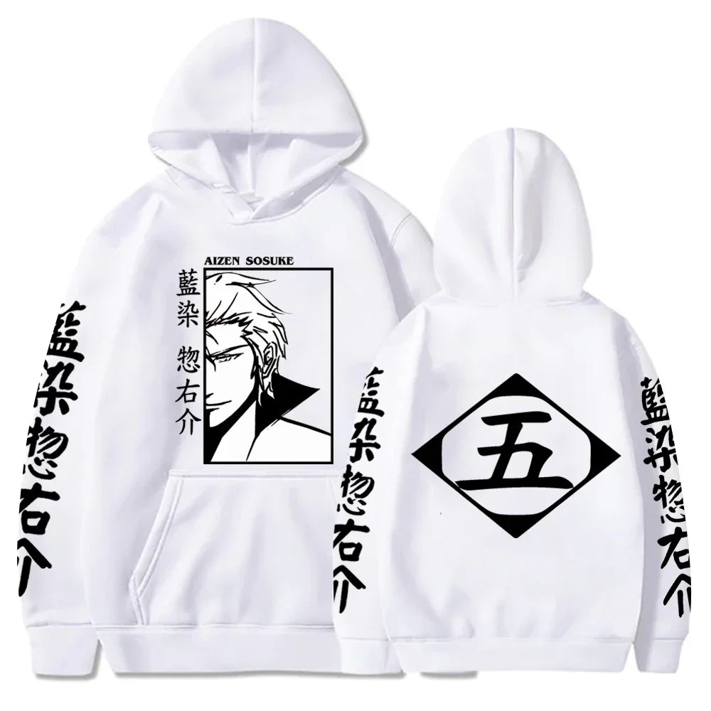 Bleach Graphic Hoodies - Aizen Sosuke (6 Colors)