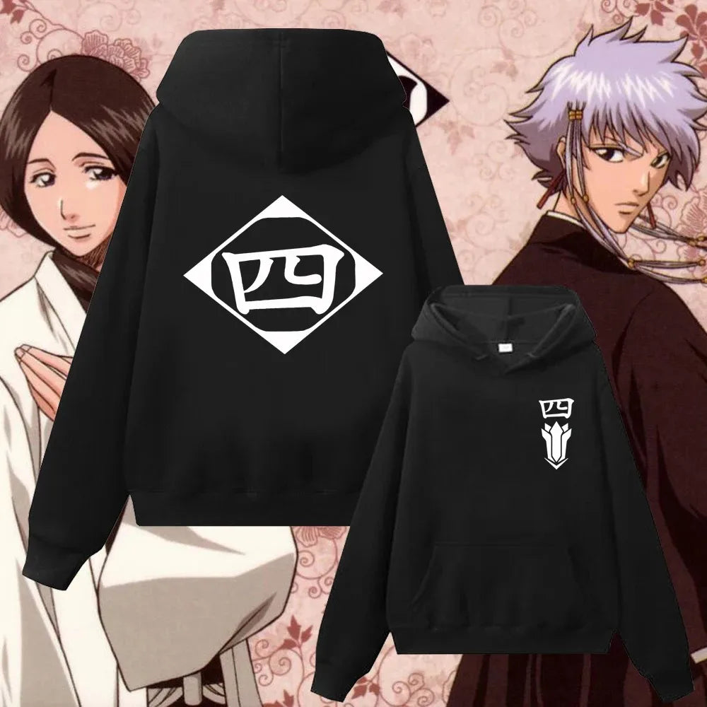 Bleach Gotei 13 Hoodies (Black)