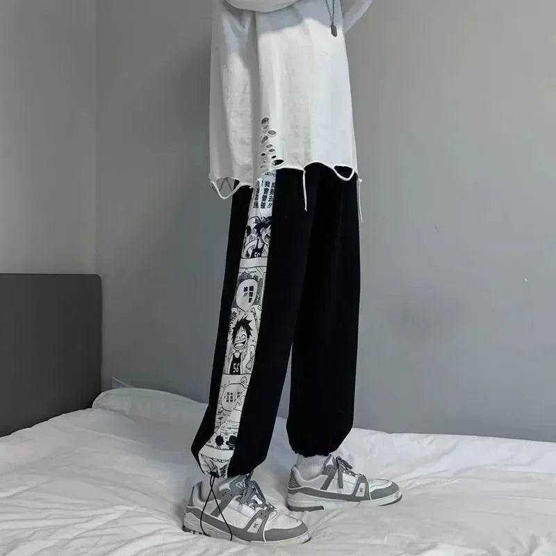 One Piece Graphic Track Pants - Manga