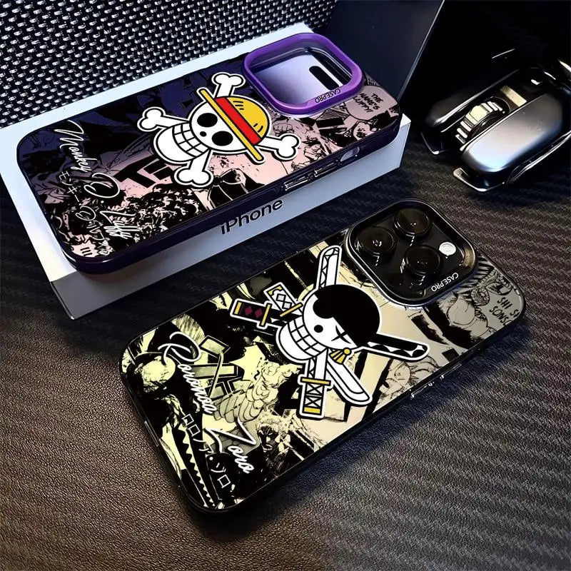 One Piece iPhone Cases - Straw Hats (16 15 14 13 12 11 Pro Max X XR XSMAX 8 7 Plus)