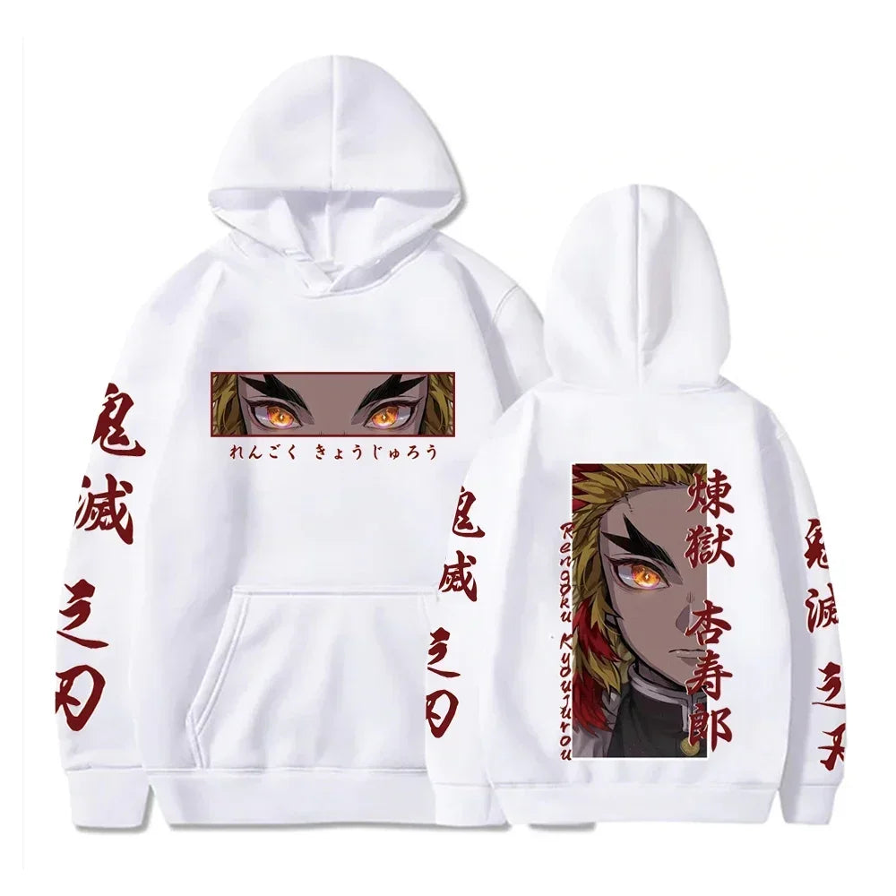 Demon Slayer Graphic Hoodie - Rengoku Kyoujurou (7 Colors)