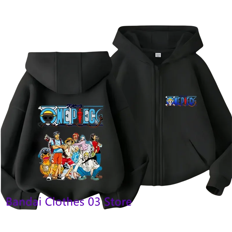 One Piece Graphic Zipper Hoodie - Luffy (9 Variants)