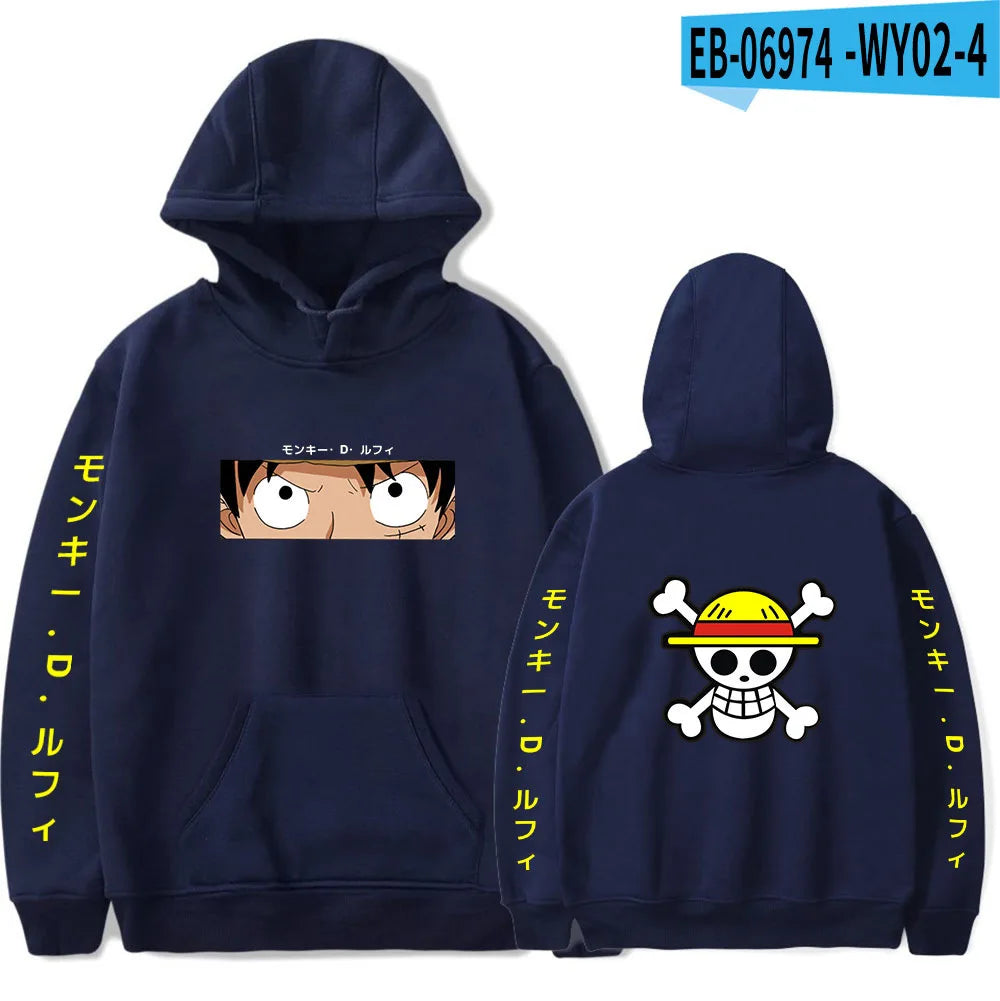 One Piece Graphic Hoodies - Luffy, Zoro and Shanks (14 Variants)