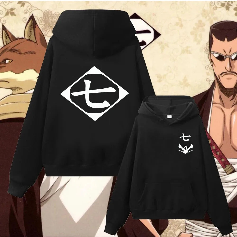 Bleach Gotei 13 Hoodies (Black)