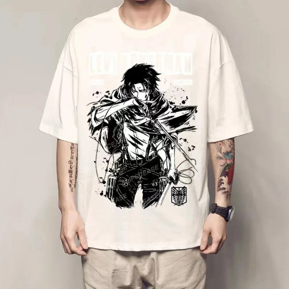 Attack on Titan Graphic Tees - Levi