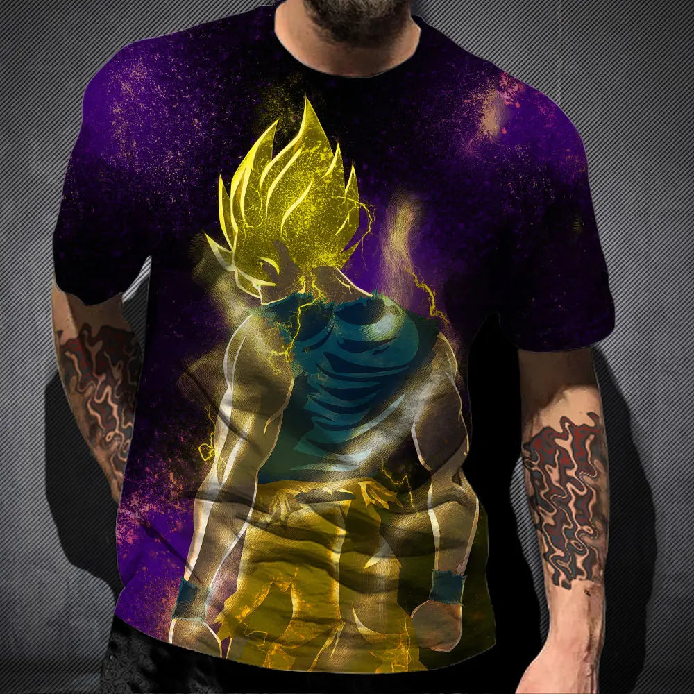 Dragon Ball Graphic Tees - Goku and Vegeta (10 Variants)