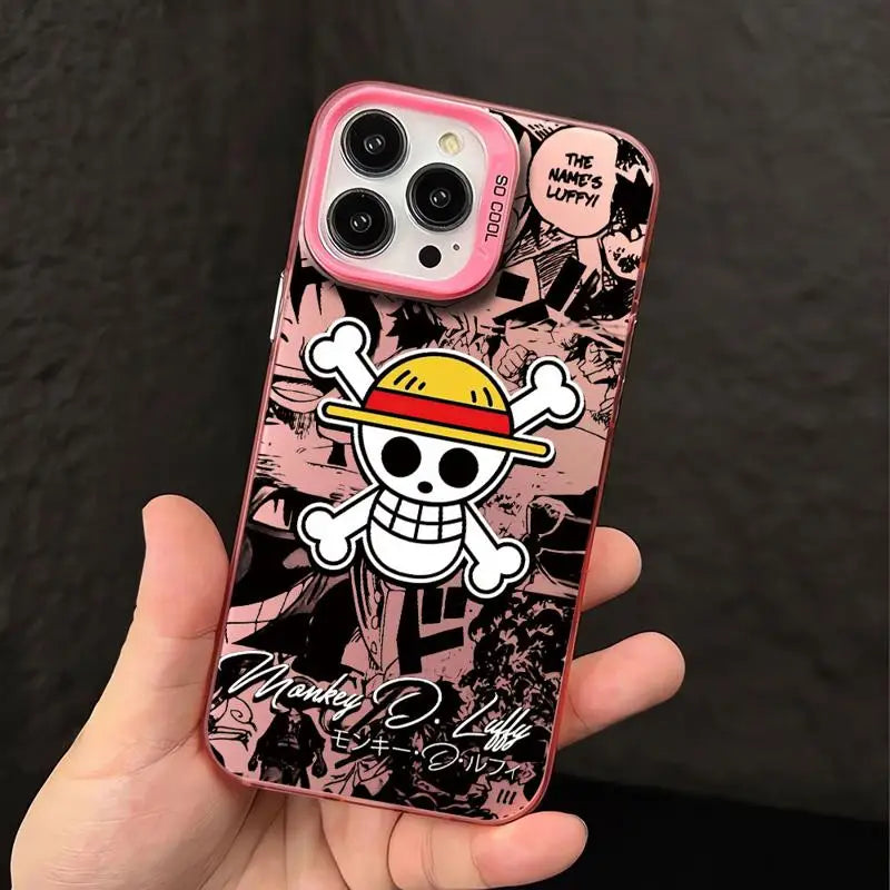 One Piece iPhone Cases - Straw Hats (16 15 14 13 12 11 Pro Max X XR XSMAX 8 7 Plus)