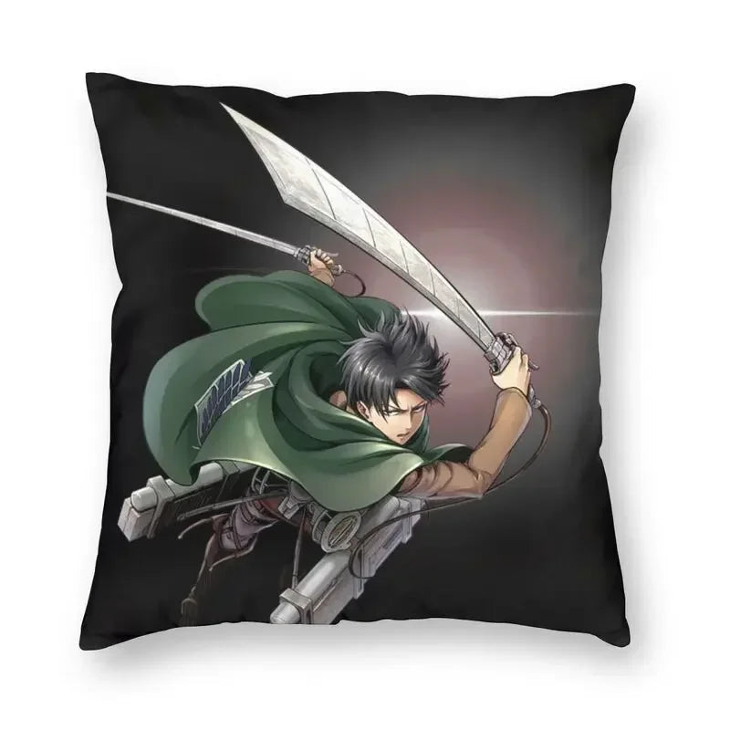 Attack on Titan Graphic Pillow Case - Levi and Eren (9 Variants)