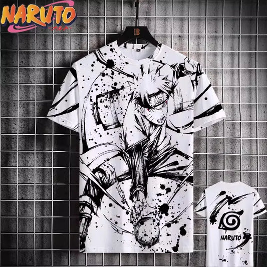 Monochrome Naruto Graphic Tees - Madara, Itachi, Sasuke, Pain and More! (11 Variants)