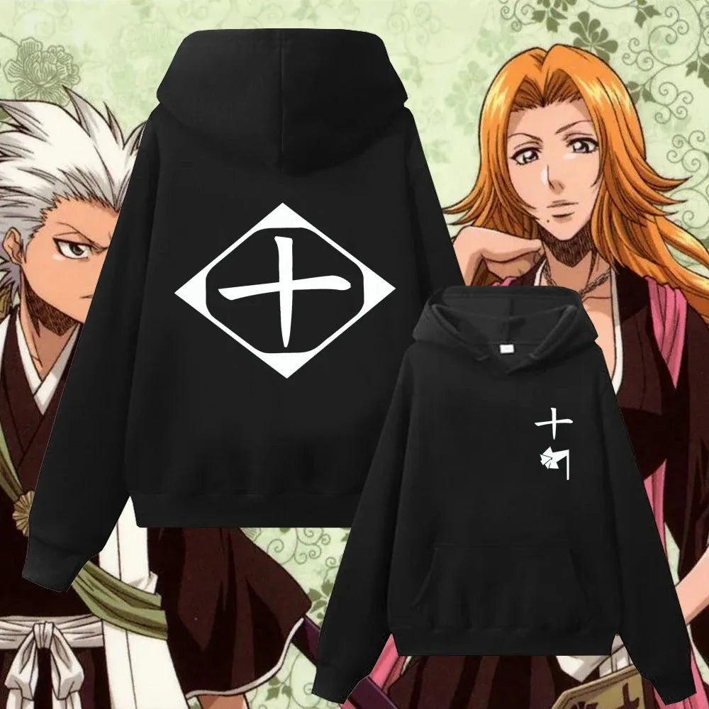 Bleach Gotei 13 Hoodies (Black)