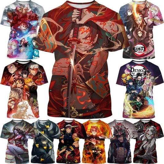 Demon Slayer Graphic Tees (8 Variants)