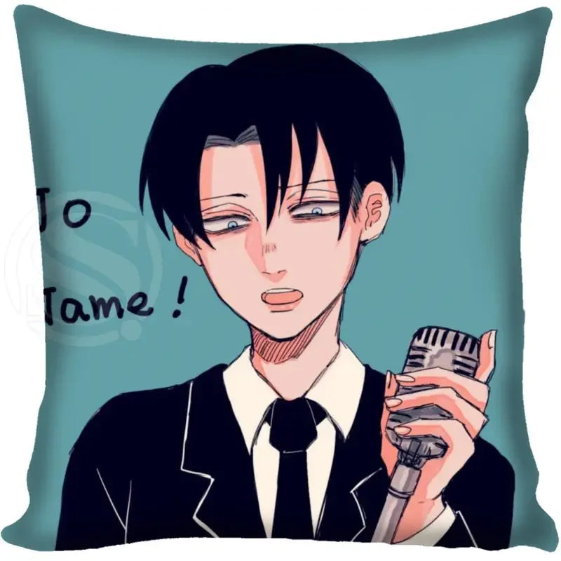 Attack on Titan Graphic Pillow Case - Levi, Eren, Mikasa (21 Variants)