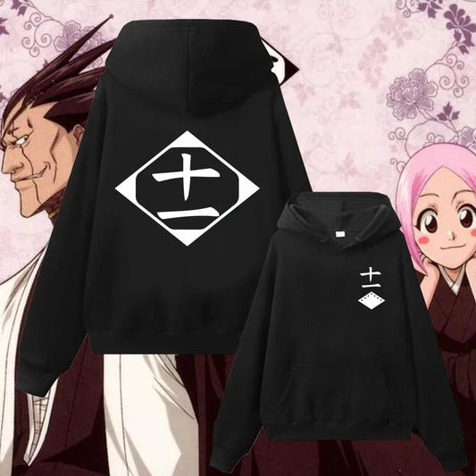 Bleach Gotei 13 Hoodies (Black)