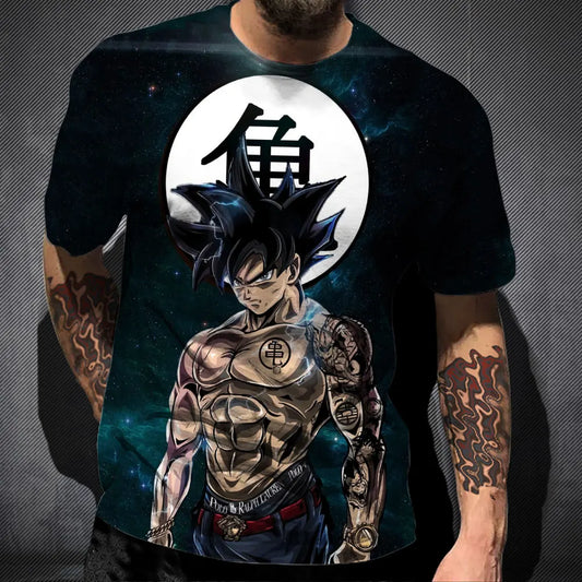 Dragon Ball Graphic Tees - Goku and Vegeta (10 Variants)