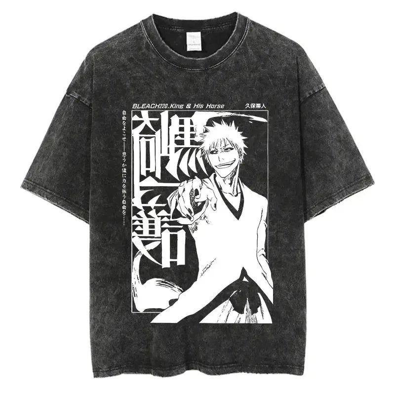 Bleach Graphic Tees - Ichigo, Kenpachi, Grimmjow and More! (18 Variants)