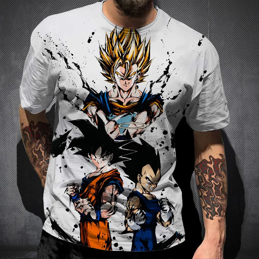 Dragon Ball Graphic Tees - Goku and Vegeta (10 Variants)