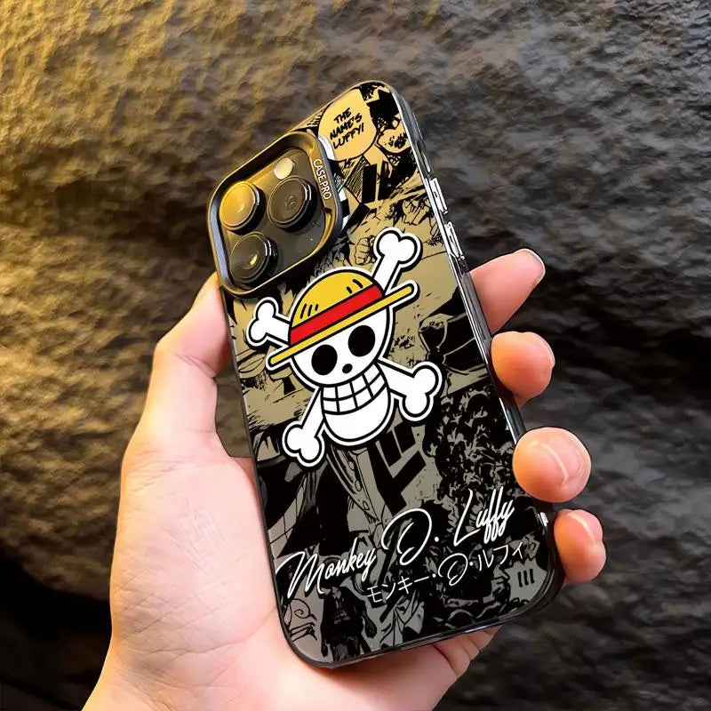 One Piece iPhone Cases - Straw Hats (16 15 14 13 12 11 Pro Max X XR XSMAX 8 7 Plus)