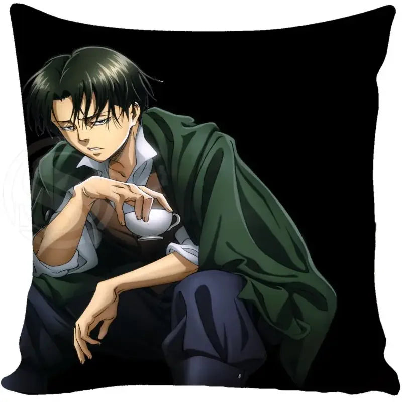 Attack on Titan Graphic Pillow Case - Levi, Eren, Mikasa (21 Variants)