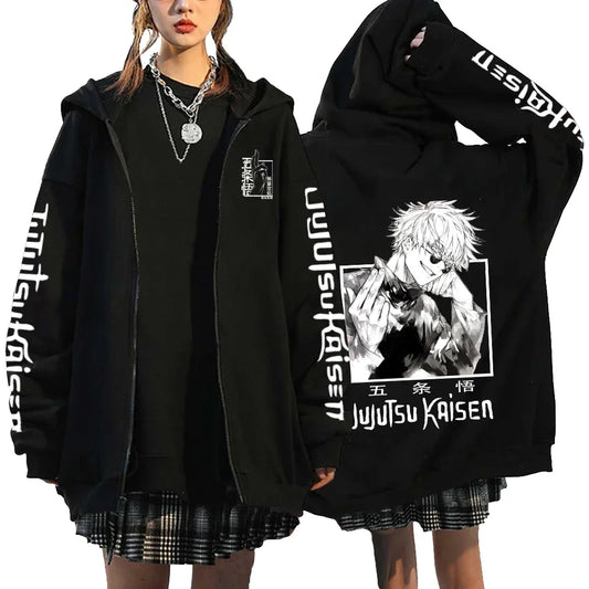 Jujutsu Kaisen Graphic Zipper Hoodies (8 Variants)